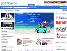 Tablet Screenshot of gikturbo.se